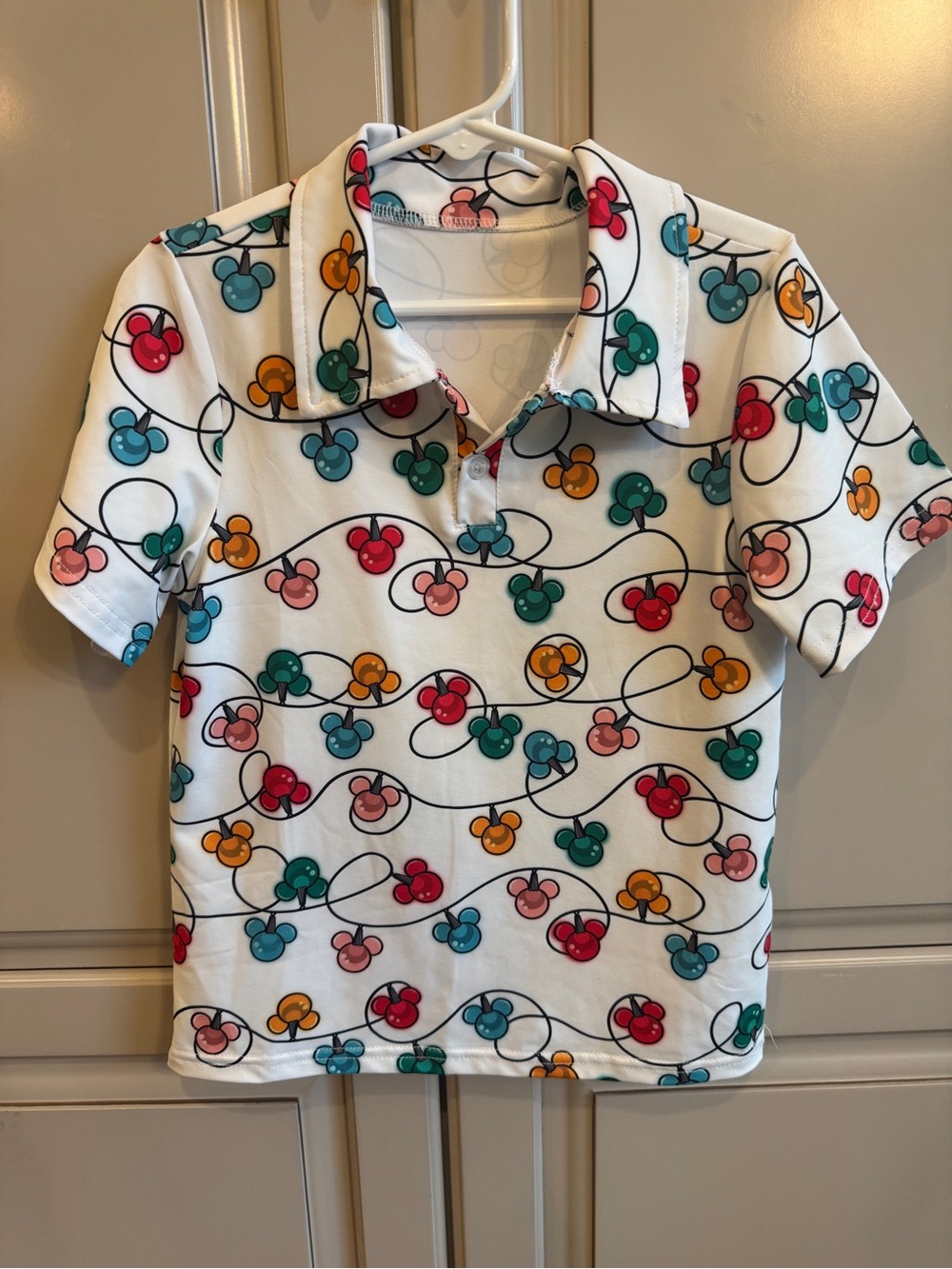 Disney Christmas Polo Boys 5-6